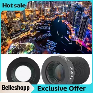 Belleshopp Ống kính máy ảnh Belleshopp Alitayaa 5MP 16mm HD Single Prime Góc rộng Phụ kiện thay thế cho