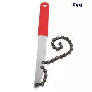 CQCJ Xe Đạp Chain Whip Tool, Thép Không Gỉ Chống Trượt Xe Đạp Cassette Công Cụ Loại Bỏ, Tay Cầm Công Thái Học Bền Đẹp Cassette Lockring Tool cho 6 / 7 / 8 / 9 / 10 / 11 Bánh Đà Tốc Độ