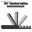 COD 1 Chiếc Tóc Gấp Di Động 2 / 3 Trong 1 Poetb Fine Toothb Wide Toothb Tạo Kiểu Cho Chải Lông Hàng Ngày MỚI