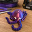 < Pluscloth > Đồ chơi động vật biển bằng nhựa, Đồ chơi giải nén bạch tuộc có xúc tu linh hoạt, Tiện ích cảm giác để giảm căng thẳng, Đồ trang trí bàn di động để du lịch