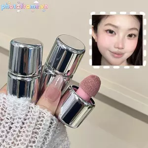 Photoframe HERORANGE Matte Liquid Blush Water Light Kem Cheek Smooth Blush Big Sponge Brush Head Dễ dàng áp dụng Trang điểm Rouge tự nhiên VN
