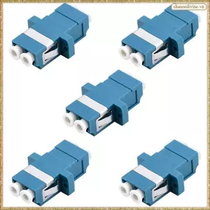 Bộ chuyển đổi sợi quang LC - Bộ ghép nối Singlemode LC sang LC - 5 gói - Xanh lam