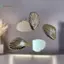 Gương trang điểm có thể gập lại BeautifulHomeA Kim loại Vỏ sò Mini Hình dạng không dễ vỡ và di động Du lịch Gương hai mặt Thích hợp cho túi VN