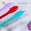 Dụng cụ cạo hai đầu bằng silicon Đầu nhỏ thìa mỹ phẩm Kem nền Mini Dig Spoon Dụng cụ trang điểm Mỹ phẩm ELWW