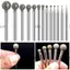 JUIC 5 Bộ phận máy mài điện, Đầu mài tròn 0,5mm-8mm, Khắc bền chính xác 2,35mm Công cụ khắc mũi khoan chà nhám