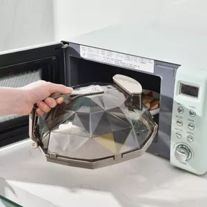 Toàn Bộ Cửa Hàng Thương Mại Số Lò Vi Sóng Vỏ Dầu Chống Bắn Chịu Nhiệt Độ Cao Món Ăn Nóng Đặc Biệt Nắp Thực Phẩm Gia Đình Preser