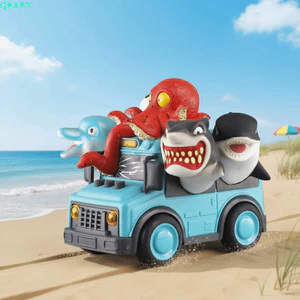 QEARY Inertia School Bus, Chủ Đề Đại Dương Hiệu Ứng Âm Thanh Đồ Chơi Mô Hình Ô Tô, Chủ Đề Hoạt Hình Động Vật Chủ Đề Ánh Sáng Hiệu Ứng Khủng Long Chủ Đề Đồ Chơi Trẻ Em Cho Trẻ Em