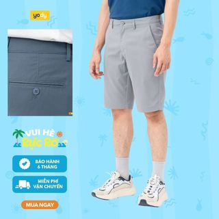 Quần short nam YODY quần đùi kaki dáng lửng co dãn thoải mái QSM6023