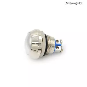 Bán chạy Công tắc nút nhấn tạm thời 12mm bằng kim loại chống thấm nước [Vn]