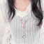 Phong cách kỳ nghỉ bãi biển mùa hè, thời trang hạt cá nhỏ, vòng cổ thiết kế thích hợp