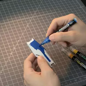 GE Stedi Loại Van Trước Đầu Mềm Sơn Acrylic Bút Đánh Dấu Nước Cho Mecha Hình DIY Sở Thích Tranh Tô Màu VN