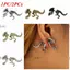 JUIC 1PC / 2PCs Ear Stud Thời trang Tyrannosaurus Punk Monster