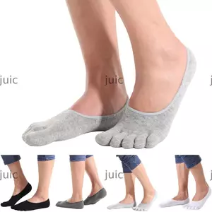 JUIC Cotton Mềm Mại Nam Chống Trơn Trượt Thời Trang Năm Ngón Tay