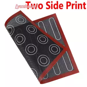 Thảm nướng bánh silicon đục lỗ Tấm lót bánh ngọt Macaron chịu nhiệt 40x30 chịu nhiệt