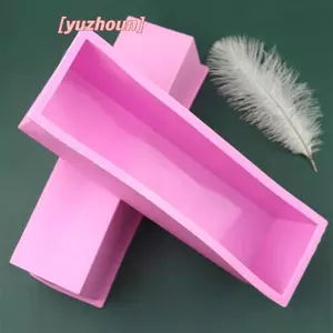 Khuôn xà phòng silicon 1200g Khuôn nướng bánh mì hình chữ nhật Dụng cụ xà phòng dạng thủ công