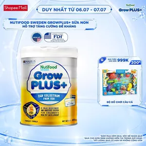 Sữa bột Nutifood GrowPLUS+ Sữa Non Trên 1 tuổi - 24h hỗ trợ tăng đề kháng (Lon 800g)