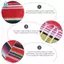 2 Gói 14 By 84 Inch Mexico Table Runner 14 x 84 Inch Tiệc Mexico Trang Trí Đám Cưới Viền Cotton Serape Chăn Bàn Á Quân (Đỏ
