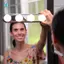 2 Mảnh 4 Bóng Đèn Gương Led Không Đục Lỗ Để Trang Điểm Lắp Đặt Cốc Hút Vanity Chạy Bằng Pin Đèn Tường Phòng Tắm