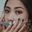 Retro Punk Kính râm vuông trong suốt Kính râm nữ Retro Kính râm nam Khung kim loại