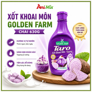 Xốt Khoai Môn Golden Farm 630g – Sốt Khoai Môn Thơm Ngon Béo Mịn
