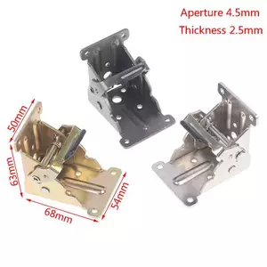 Ziyulinyuk 90 Độ Tự Mất Gấp Bản Lề Chân Bàn Ghế Nối Dài Gấp Chân Bản Lề VN