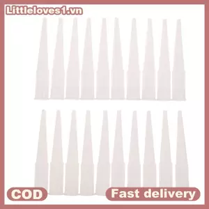 Littleloves1 20 Chiếc Đa Năng Caulking Vòi Phun Keo Thủy Tinh Keo Dán Miệng Silicon VN