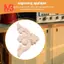 4 6 * 6cm Phong Cách Châu Âu Gỗ Khắc Góc Onlay Đính Nội Thất Không Sơn Trang Trí Cửa