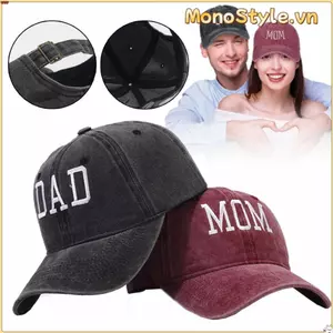 Mũ bóng chày Monostyle chống nắng có thể điều chỉnh, phù hợp cho cả nam và nữ, thiết kế thời trang hiphop