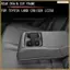 Nắp tựa tay phía sau ô tô Khung giữ cốc nước phía sau Giá đỡ cốc Trim Miếng dán cho Prado LC250 2024 Sợi Carbon