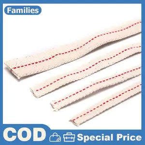 1M Đèn Wi Bện Cotton Wi Flat Cotton Đèn Dầu Wi Cho Đèn Dầu