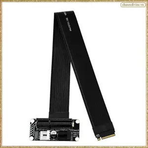 Khe cắm M.2 M-Key NVMe PCIe sang PCIe 4.0 X4 Card đồ họa bên ngoài NVME sang PCIE X4 Cáp mở rộng 180 độ
