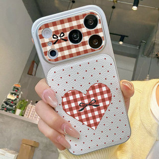 Thời Trang Da Sang Trọng Cho iPhone 17 11 16 15 14 13 12 Pro Max Windows Dễ thương Cartoon Trường Hợp điện Thoại