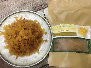 Nho khô vàng Ấn Độ loại 1(không đường) 100G