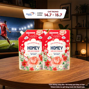 Combo 2 Nước giặt xả Homey đậm đặc túi x 3.4kg