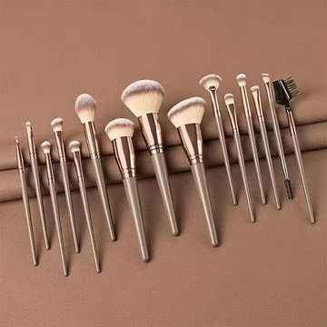 Bộ 15 Cọ Trang Điểm Mới, đầy đủ cọ phấn phủ, cọ tạo khối, cọ mắt, cọ môi - Dụng Cụ Làm Đẹp