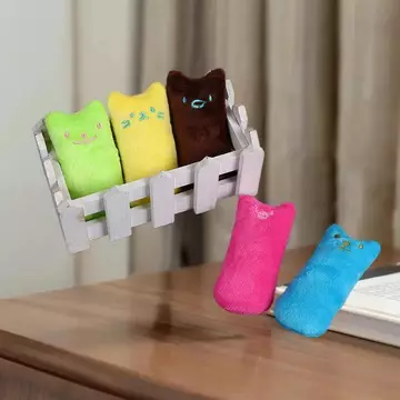 Strongaroetrtn Răng Đồ Chơi Ngộ nghĩnh Tương Tác Sang Trọng Mèo Đồ Chơi Thú Cưng Mèo Con Nhai Giọng Hát Đồ Chơi Móng Vuốt Ngón Tay Cái Cắn Mèo Bạc Hà Cho Mèo VN