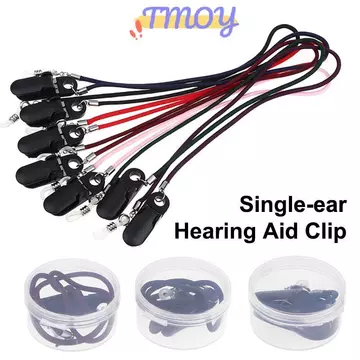 TMOY 1 Chiếc Đa Năng Trợ Thính Kẹp Máy Trợ Thính Phụ Kiện Ngăn Ngừa Mất Di Động Treo Dây Trợ Thính Cố Định Dây TMOY