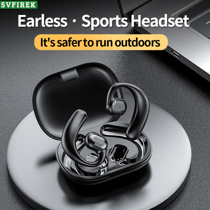 SVFIREK BL35TWS Tai nghe Bluetooth dẫn truyền xương Tai nghe không dây Bluetooth 5.3 Tai nghe đeo tai Tai nghe thể thao Tai nghe không nhét tai mở Tai nghe không dây thực sựTWS