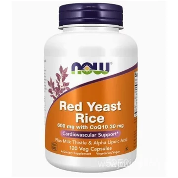 【Khuyến mại nóng】NOW Red Yeast Rice chứa chiết xuất Men gạo đỏ hỗ trợ bảo vệ gan và hỗ trợ làm giảm Cholesterol