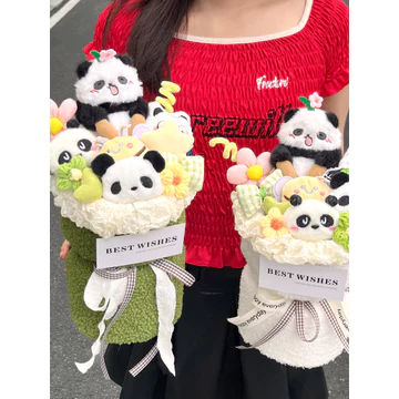 🔥Quà Tặng Trung Thu Dễ thương Sinh Nhật Làm Quà Tặng Bạn Gái Bó Hoa Búp Bê Gấu Trúc Dễ Thương Hoàn Thành Sản Phẩm Giao Hàng Gửi Bạn Gái Ngày Nhà Giáo Gửi Giáo Viên Bạn Bè Bạn Gái Quà Tặng Sinh Nhật