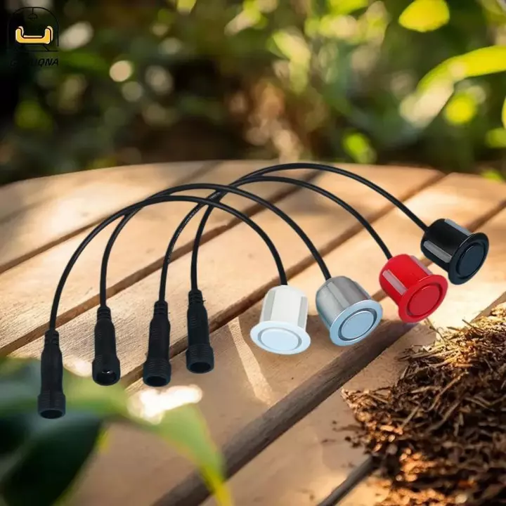 GUOUQNA Cảm biến đỗ xe ô tô 18.8mm Đảo chiều-Radar Đầu dò Cáp nâng cấp Xe lùi đỗ xe Cảm biến chống nước Âm thanh