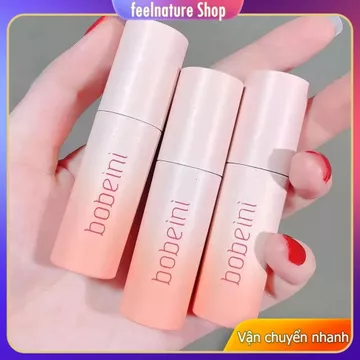 BOBEINI Matte Lip Clay Son Đất Sáp Màu Lên Cao Son Đất Sáp Hàn Quốc Lười Biếng Trang Điểm Đa Năng Dùng Được Cho Môi Và Má Hồng Son Bóng Mini Dễ Thương Mang Theo Dễ Tán [feelnature]