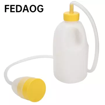 Bình tiểu di động FEDAOG, Bình tiểu nam cầm tay 1700ML, Nhựa bền có ống tiểu có ống có ống sử dụng đầu giường