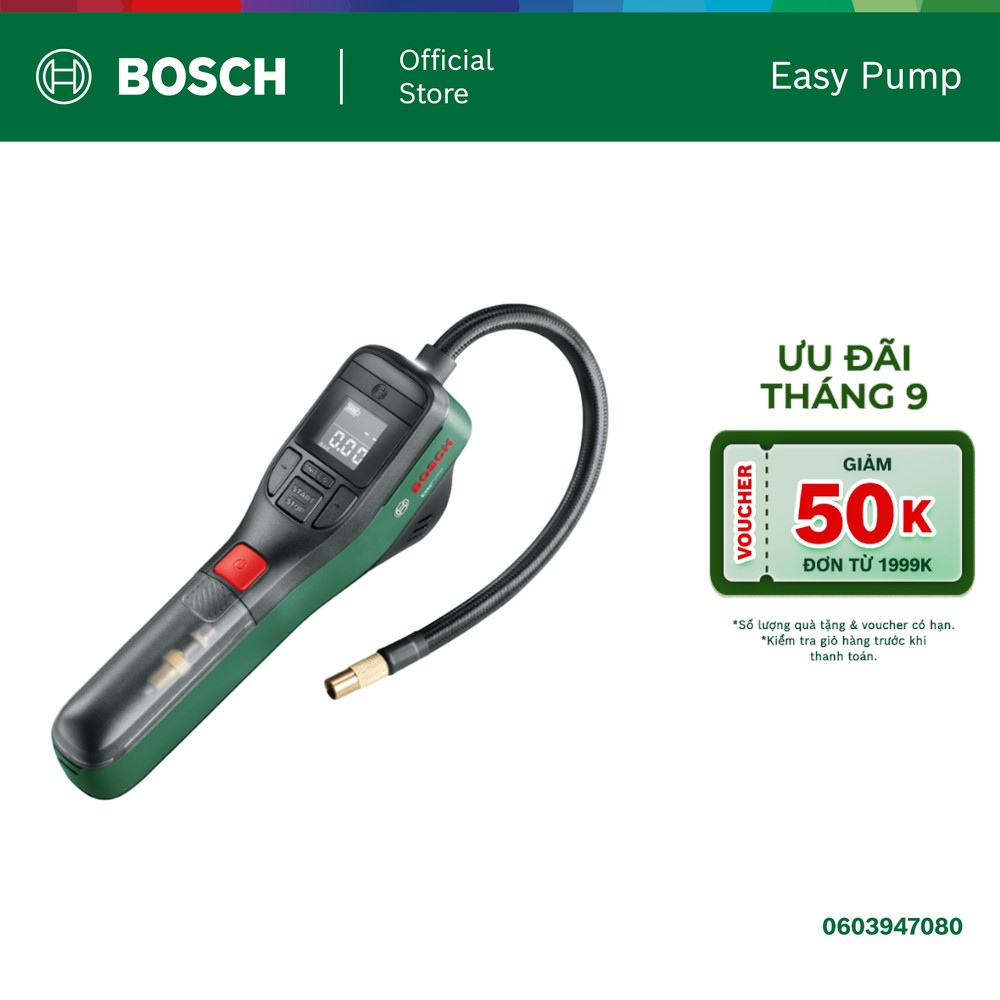 Máy bơm hơi cầm tay đa năng Bosch
