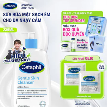 Sensitive-skin Facial Cleanser CETAPHIL GENTLE – 236 ml