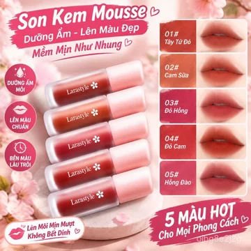 Son kem lì dưỡng ẩm không trôi son môi mờ lì, hộp quà son kem set hộp son môi