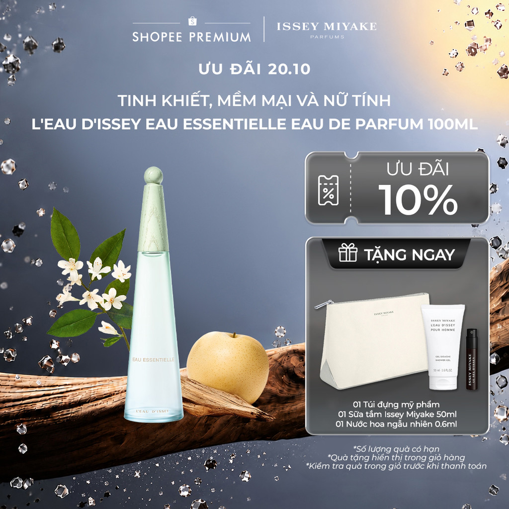Nước hoa nữ Issey Miyake L'Eau d'Issey Eau Essentielle Eau de Parfum 100ml