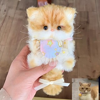 Thỏ Tóc Xoắn Dính Mèo Con Giá Trị Cao Dệt Tay diy Puppy Chất Liệu Gói Thú Cưng Dễ Thương Động Vật Nhỏ Sang Trọng Búp Bê 25.9.21