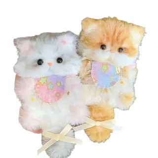 Thỏ Tóc Xoắn Dính Mèo Con Giá Trị Cao Dệt Tay diy Puppy Chất Liệu Gói Thú Cưng Dễ Thương Động Vật Nhỏ Sang Trọng Búp Bê 25.9.21