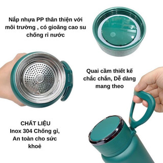Bình giữ nhiệt cao cấp Baol, lõi inox304 siêu bền, có tay xách tiện lợi - dung tích lớn 1000ml, 1280ml và 1500ml